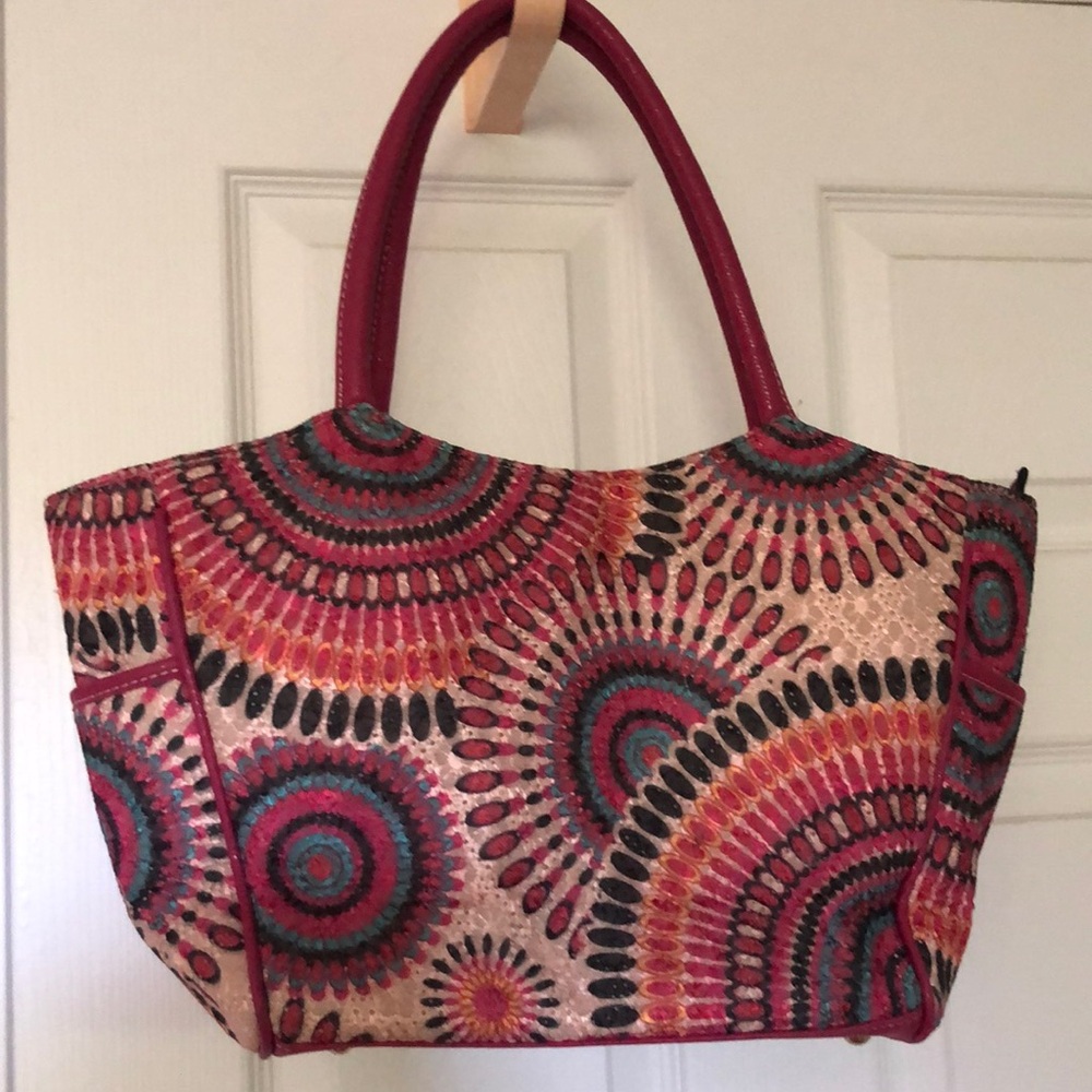 J. Francis Shoulder Tote Bag Festive